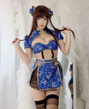 [Cosplay Foto] Schattige Miss Sister-Bai Ye-- Kung Fu Cheongsam