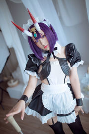 [Internet Celebrity COSER Photo] Anime blogueur Mime Mimei - vin et enfant serviteur