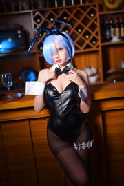 [ภาพคอสเพลย์] ยอดนิยม Coser Nizo Nisa - Rem Bunny Girl