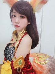 [Cosplay photo] Anime blogger Xianyin sic - King of Glory Daji try makeup