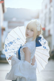 [Foto di COSER celebrità di Internet] Blogger di anime Feng Jiangjiang v - saber cheongsam