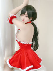 [Net rode COSER-foto] Anime Blogger Ogura Chiyo w - Rode kerstcadeaurok