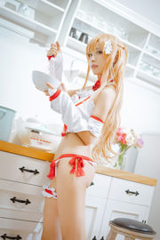 [Cosplay] Blogueiro de anime Cheche Celia - Asuna Lingerie