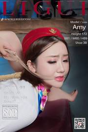 Beinmodell Amy & Beinmodell "Stewardess Strümpfe Beauty Beam" [丽 柜 LIGUI] Internet Beauty