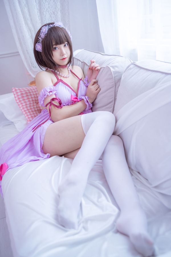 [美女Coser] 蜜汁貓裘 《加藤惠睡衣》