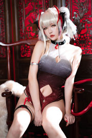 [Фото интернет-знаменитости COSER] Miss Coser Xingzhichi-W-Doujin Cheongsam