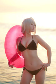 [Net Red COSER Photo] Banbanzi & Soso Sophia - Beach Swimwear