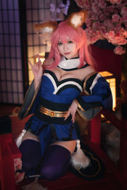 [Foto Cosplay] Blogueiro de anime Teppanyaki Ghost Dance w - skin original Tamamo-mae