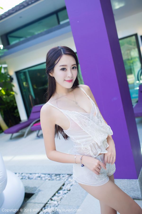 Wang Manni Hao Q "Shooting Street + Poolside Fresh Series" [爱 蜜 社 IMiss] Vol.141