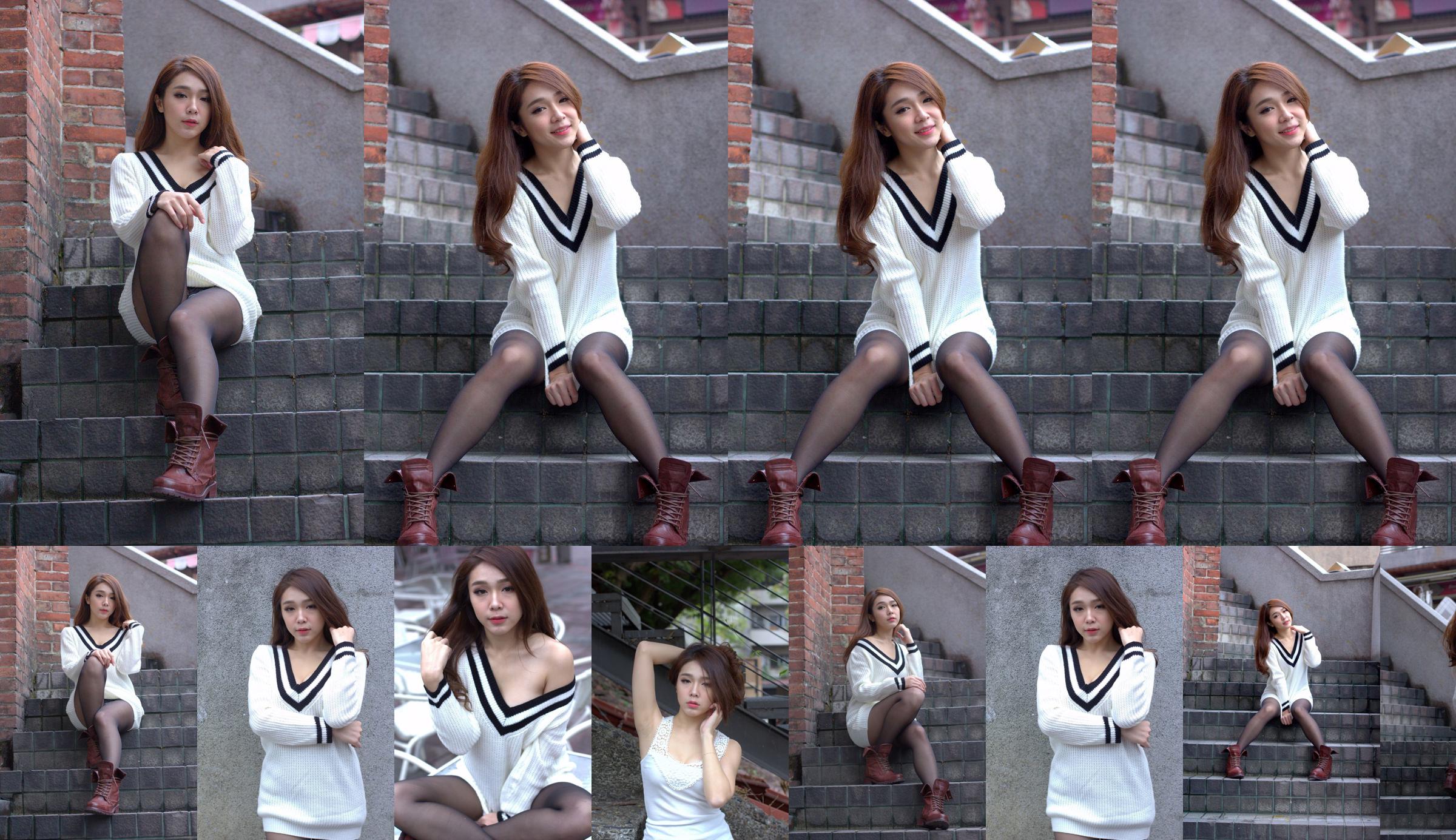 [Taiwan Red Beauty] Baby66 Black Silk Street Shoot No.93695f Page 34