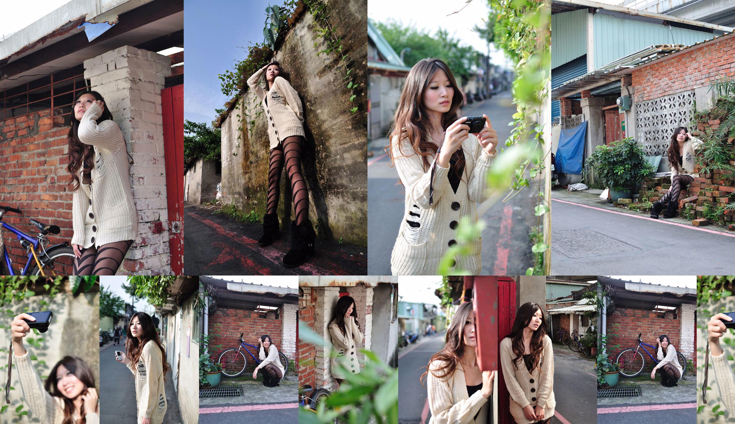 Taiwanese beauty model Pink "Outside the Street of Yongchun" No.5a0a10 Page 6