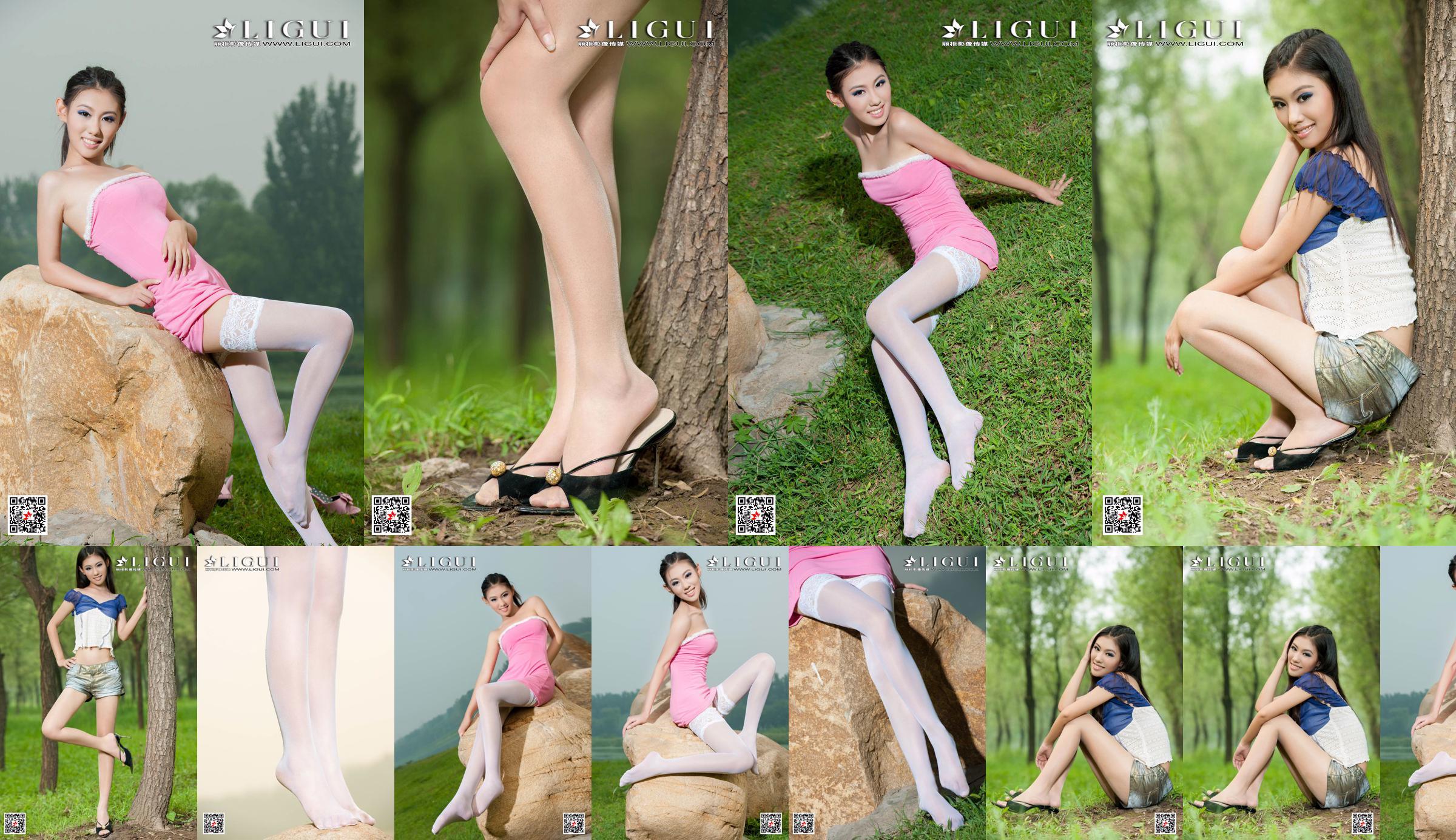 [丽柜Ligui] Model Wei Ling "Long Leg Girl" Beautiful legs No.e0497c Page 4