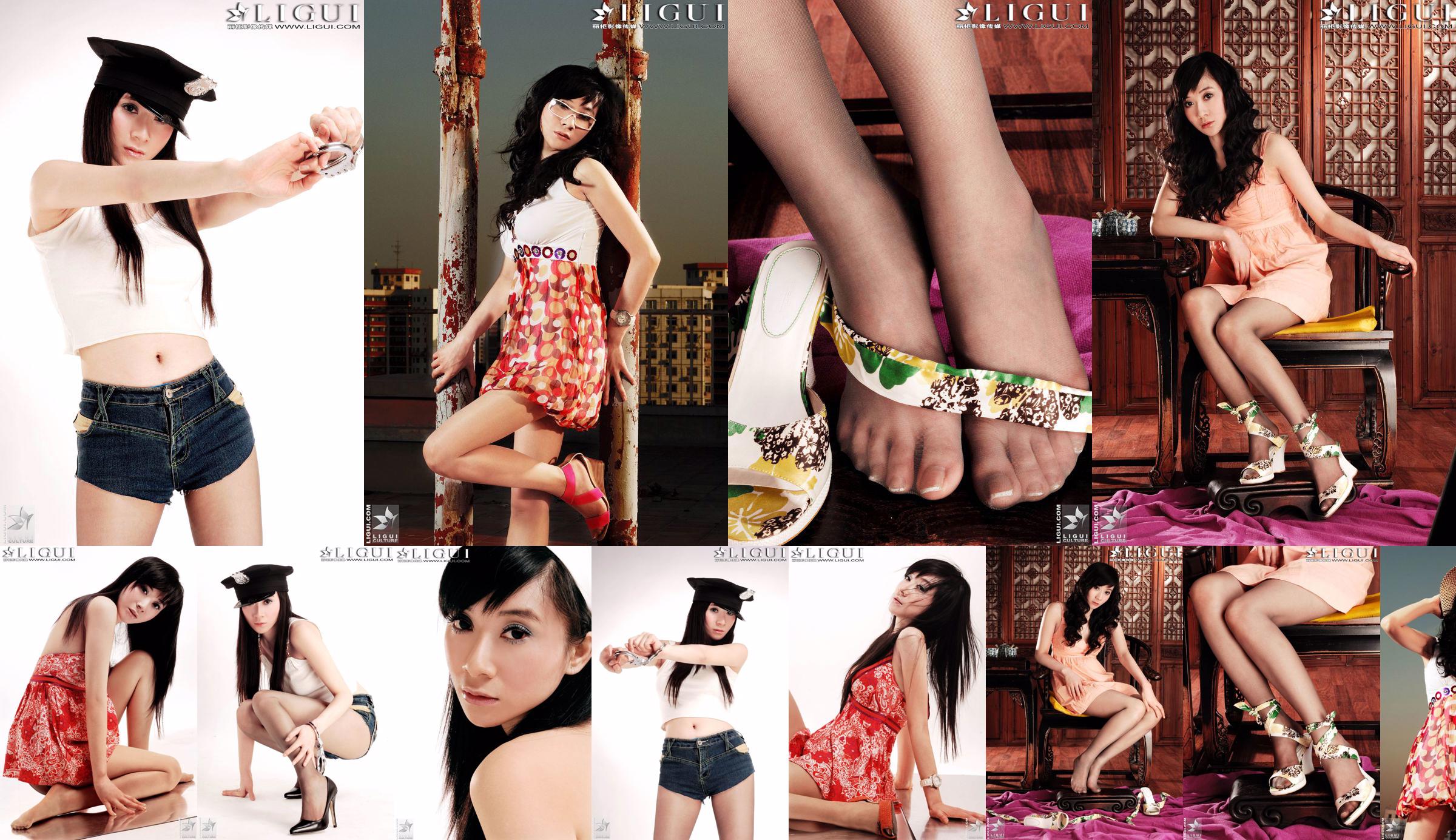 [丽 柜 LiGui] Model Jinxin Silky Foot and Beautiful Legs Photo Picture No.3af8c5 Pagina 4