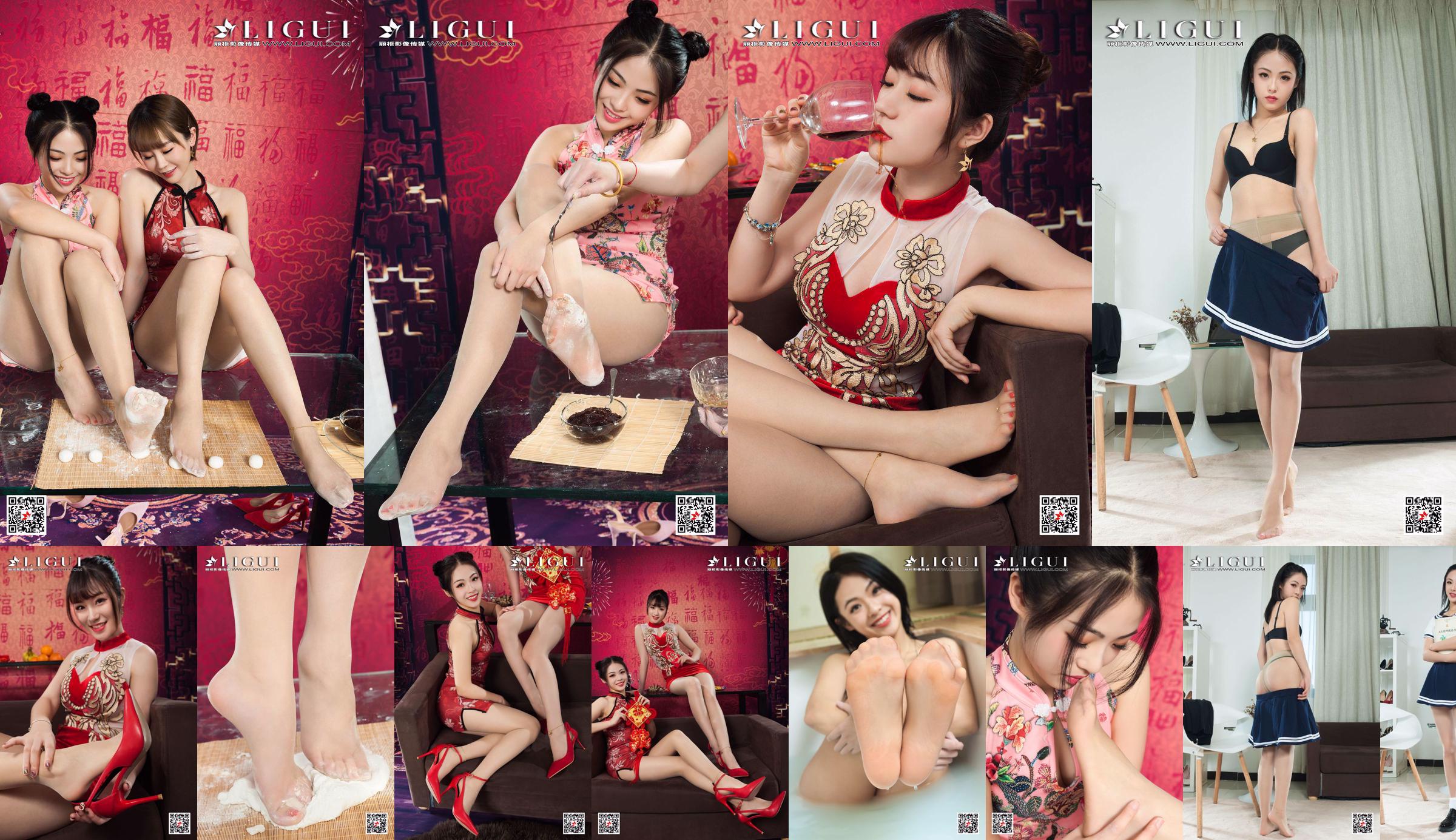 ปันปัน & แอนนา "Cheongsam Sisters ฉลองปีใหม่" [Ligui Ligui] No.8c4dca หน้า 1