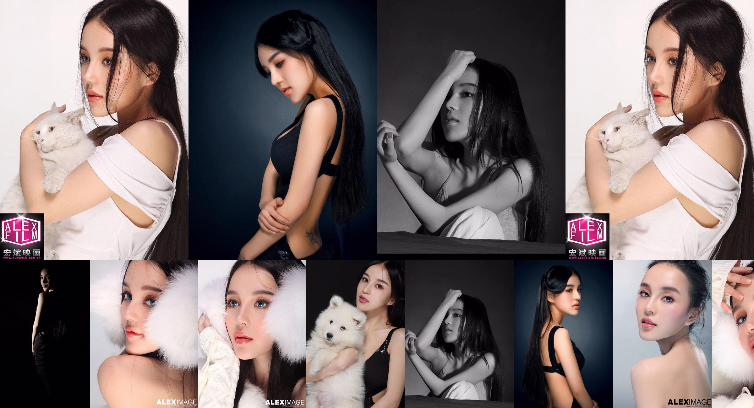 Studio shot of mixed-race beauty model Shi Yiyi No.647505 Page 2