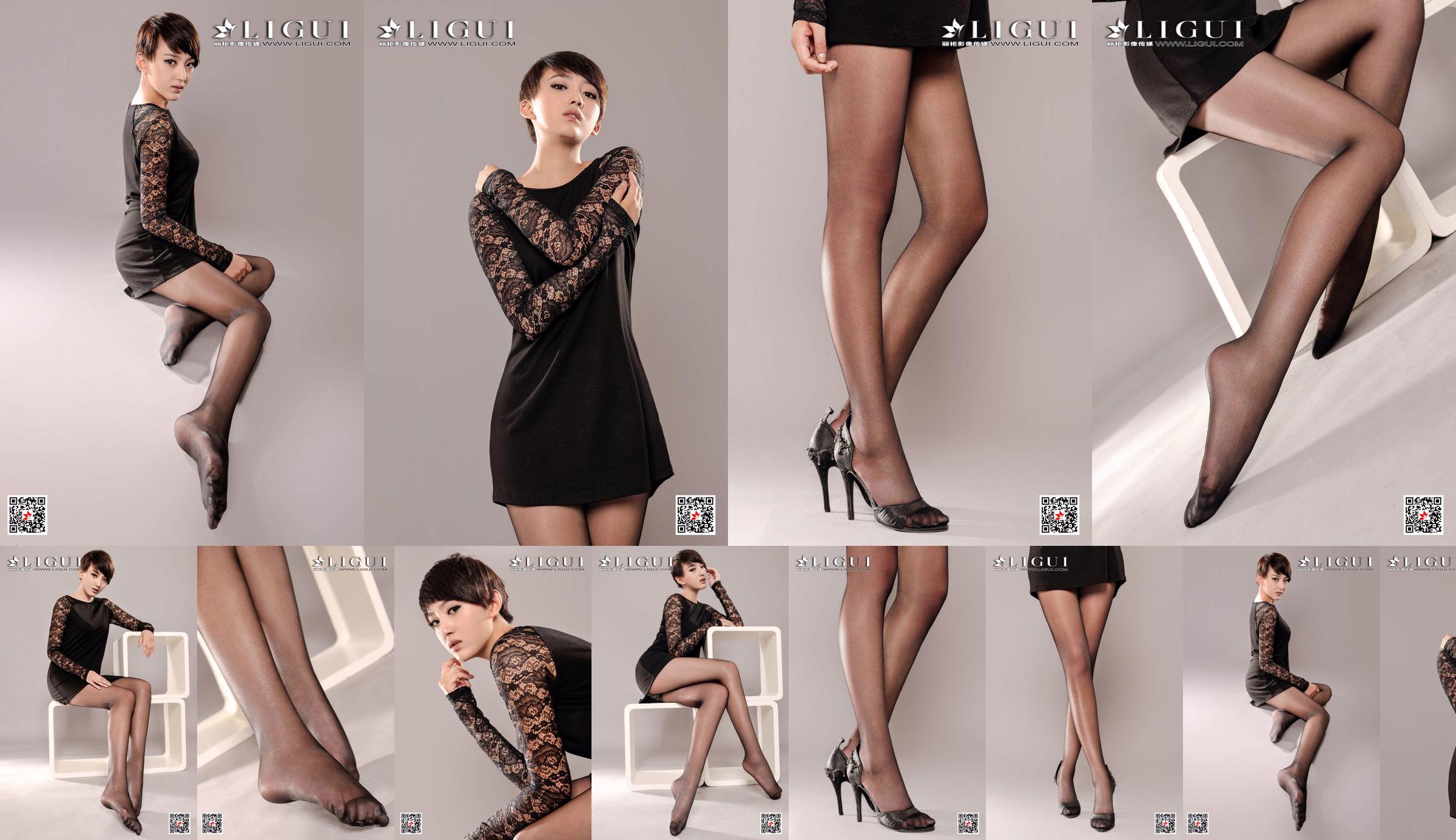 Modelo Xiaoqi "Black Lace" [Ligui Ligui] Internet Beauty No.d3e877 Página 1