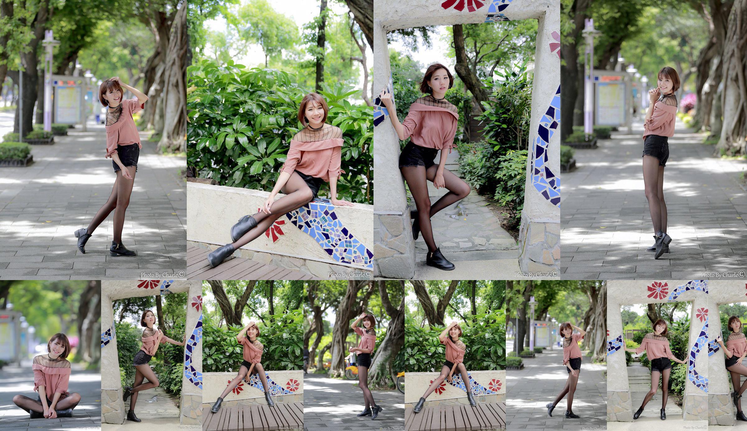 [Taiwan Red Beauty] Huang Zhuxuan "Outside Shooting of Yuanshan Flower Expo" No.97a776 Page 2