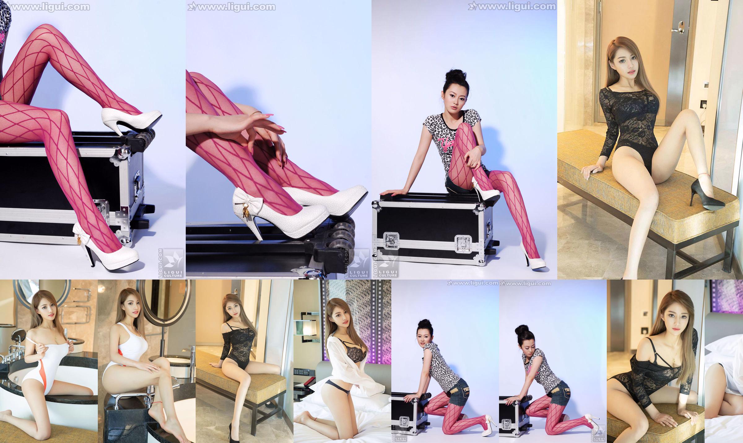 Model Chen Jiajia "Colorful silk stockings and high-heel interpretation" [丽柜LiGui] Silk Foot Photo No.5cbc56 Page 6