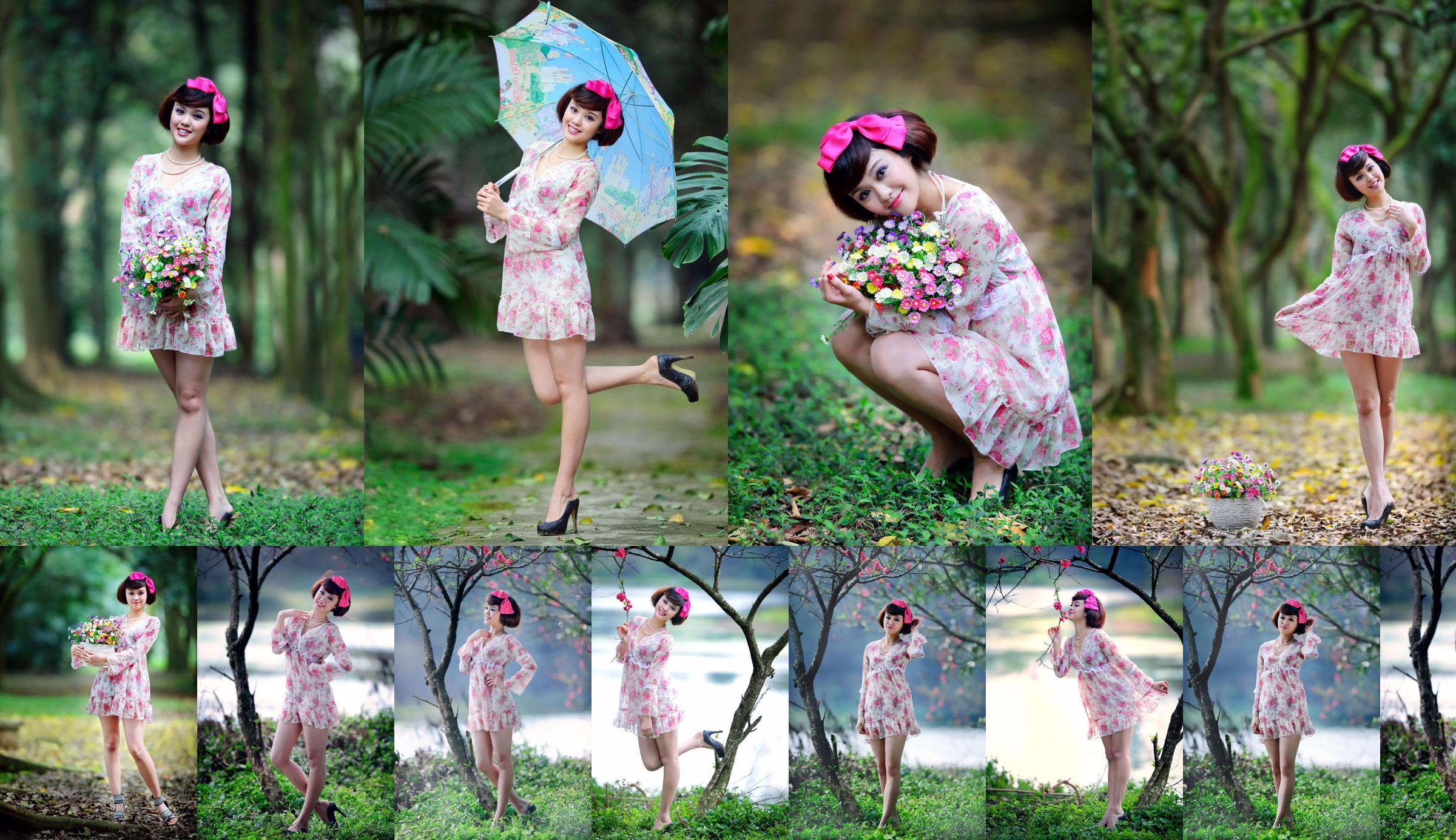 Taiwanese girl Yin Zhi "Outside Shooting of Beautiful Color Dresses" No.347e6d Page 8