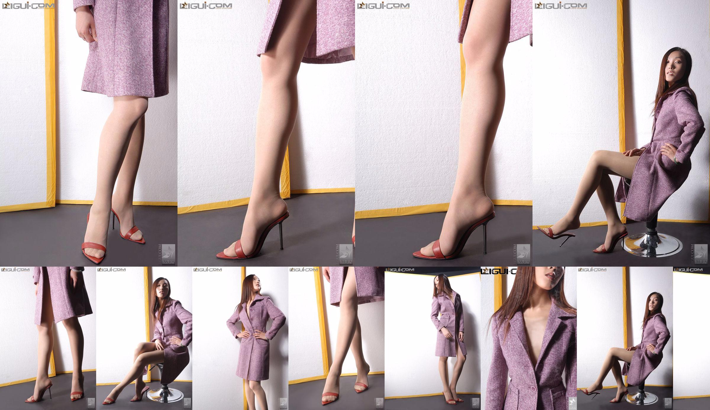 Modello Zhang Ai "Yew Girl with High Heels" [Ligui LiGui] Foto di belle gambe e piedi No.a65424 Pagina 8