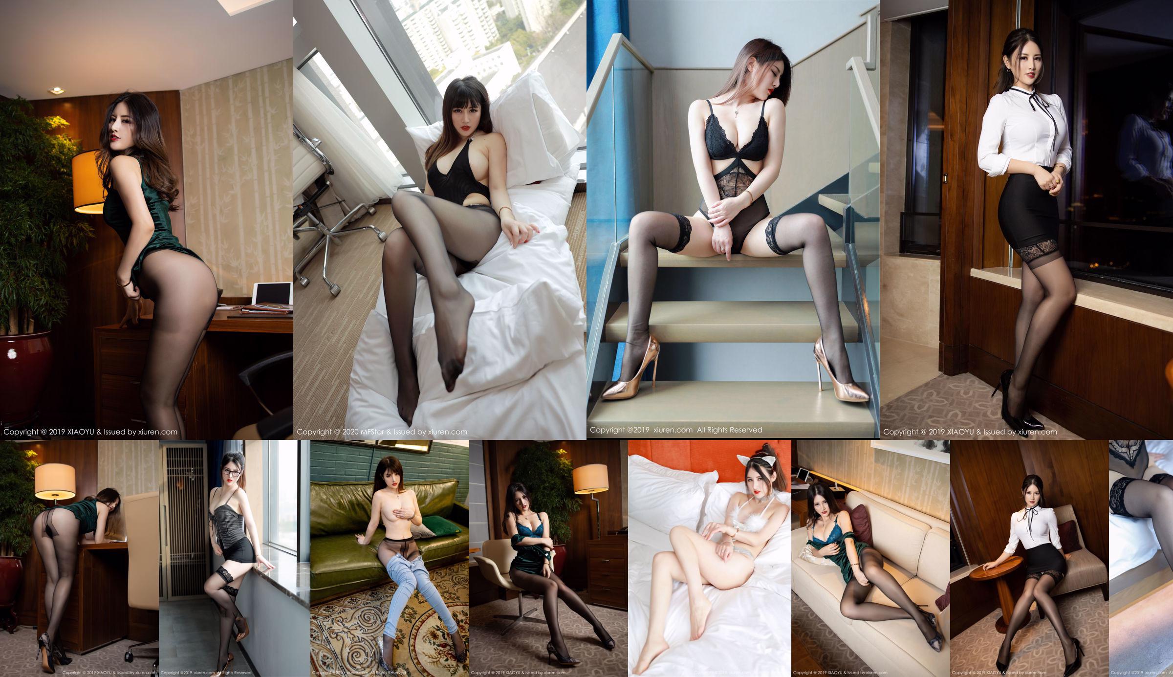 [秀人XiuRen] No.2201 Shishi kiki "Seductive Private Underwear Black Silk Series" No.61c6d4 Page 3