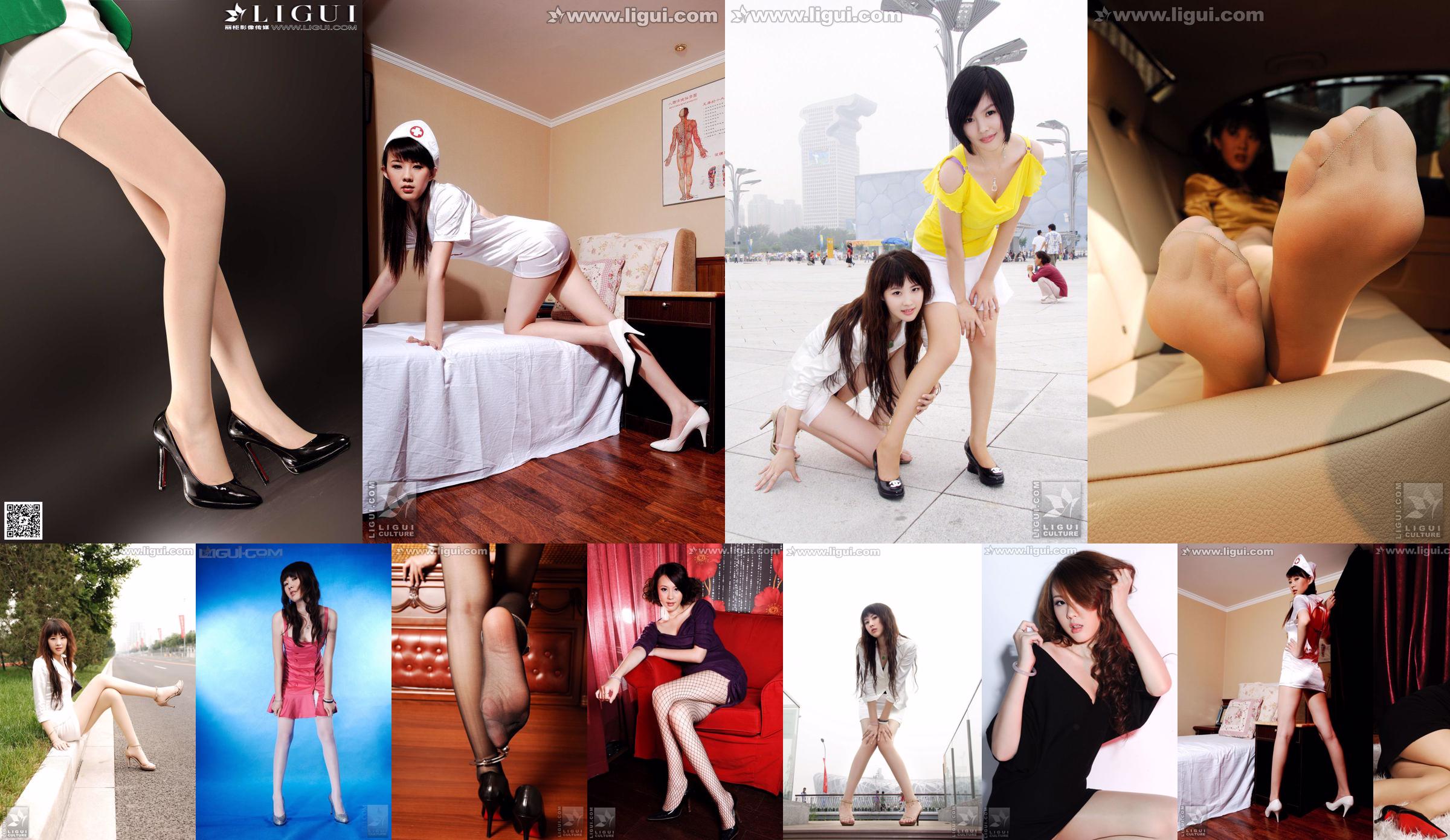 Model Feifei "Sexy verpleegster met jadebenen" [丽 柜 LiGui] Silky Foot Photo Picture No.29f887 Pagina 6