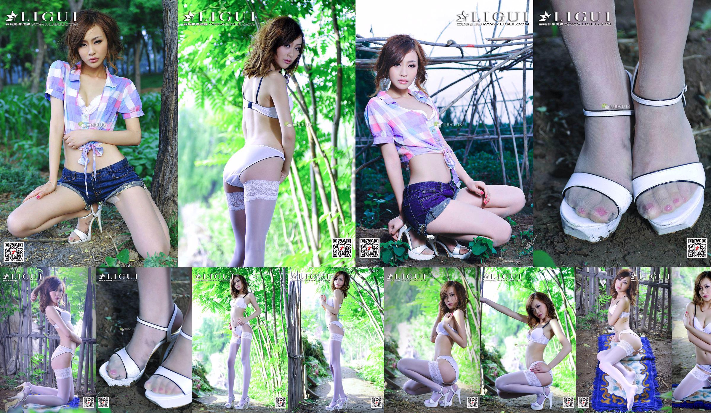 Leg model Tong Lei "White Silk Beautiful Leg Girl" [LIGUI] Beautiful Legs in Stockings No.bf461e Page 3